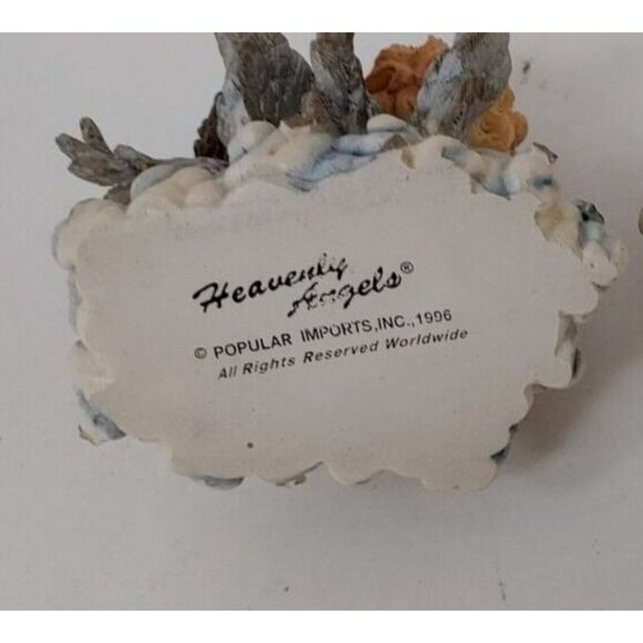 Cherubs - Set of 3 - Resin -  Heavenly Angels ® Vintage 1996 - Picture 10 of 12
